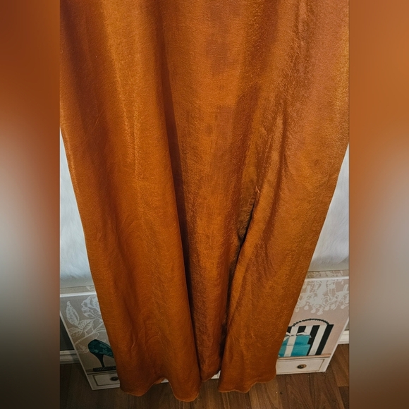 Lulu's Classic Terracotta Crossfront Ultrasoft Maxi Dress - Picture 5 of 12